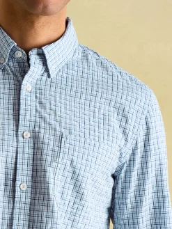 Online Joules Abbott Blue Checked Cotton Poplin Shirt BlueChecked