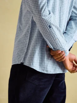 Online Joules Abbott Blue Checked Cotton Poplin Shirt BlueChecked