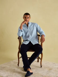 Online Joules Abbott Blue Checked Cotton Poplin Shirt BlueChecked