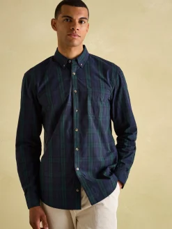 Online Joules Abbott Navy Blue Checked Cotton Poplin Shirt NavyBlueChecked