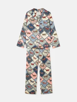 New Joules Alma Pyjama Set Multi