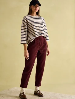 Joules Amelia Top with 3/4 Length Sleeves Oat