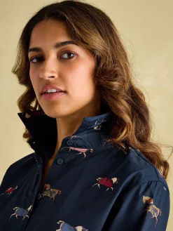 Discount Joules Amilla Navy Blue Cotton Shirt NavyBlue