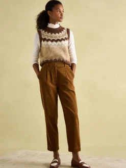 New Joules Amy Long Sleeve High Neck Jersey Top Cream