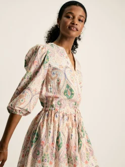 New Joules Anais Paisley Printed Maxi Dress Multi