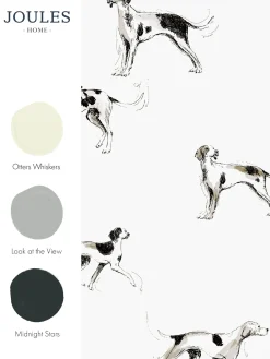 Online Joules Antique Creme Sketchy Dogs 10M Wallpaper AntiqueCreme