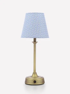 Outlet Joules Apsley Blue Print Rechargable LED Lamp BluePrint