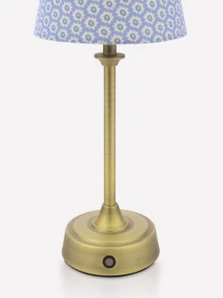 Outlet Joules Apsley Blue Print Rechargable LED Lamp BluePrint