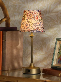 Sale Joules Apsley Blue Print Rechargable LED Lamp BluePrint