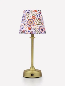 Sale Joules Apsley Blue Print Rechargable LED Lamp BluePrint