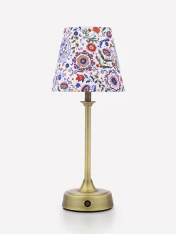 Sale Joules Apsley Blue Print Rechargable LED Lamp BluePrint