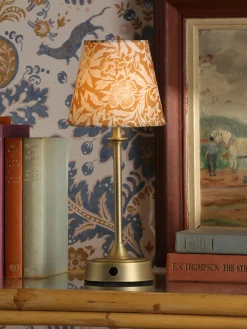 Sale Joules Apsley Gold Print Rechargable LED Lamp GoldPrint