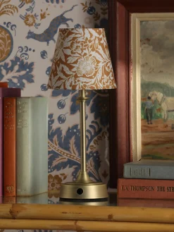 Sale Joules Apsley Gold Print Rechargable LED Lamp GoldPrint