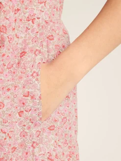 Outlet Joules Ariella Cotton Dress Pink