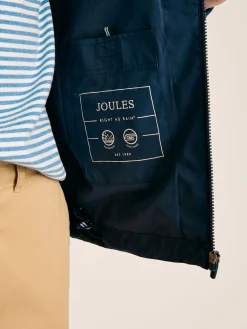 Joules Arlow Navy Blue Lightweight Waterproof Coat NavyBlue