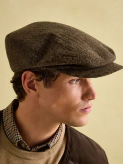 Joules Ashby Flat Cap Brown