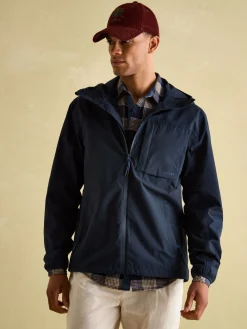 Online Joules Ayston Navy Blue Lightweight Waterproof Coat NavyBlue