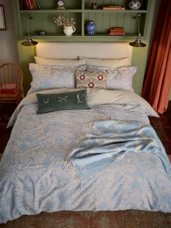 Online Joules Balmoral Floral 100% Cotton Bedding Set Blue