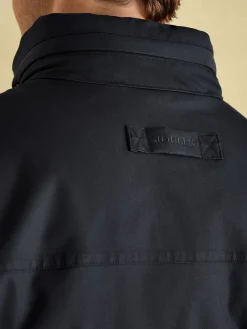 Hot Joules Beckett Waterproof Field Coat With Packable Hood Navy