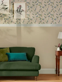 Joules Beige Natural Plain 10M Wallpaper BeigeNatural