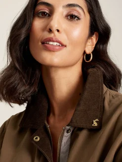 Sale Joules Belfield Shower Resistant Dry Wax Jacket Brown