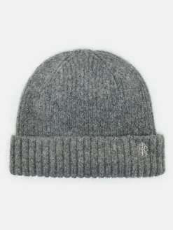 New Joules Berwick Beanie Hat Grey
