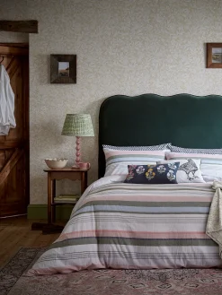 Outlet Joules Bohemian Stripe Cover Set Black