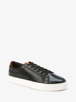 Discount Joules Leather Trainers Black
