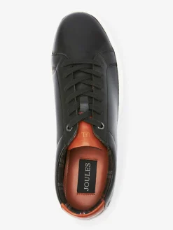Discount Joules Leather Trainers Black
