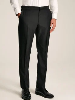 Best Joules Slim Fit Tuxedo Suit Trousers Black