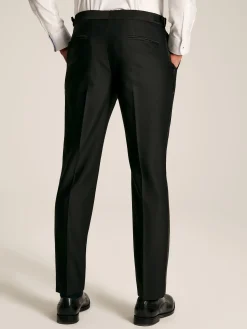 Best Joules Slim Fit Tuxedo Suit Trousers Black