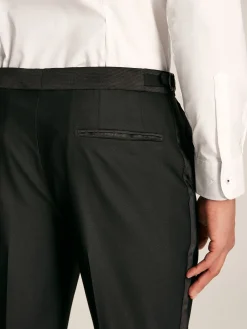 Best Joules Slim Fit Tuxedo Suit Trousers Black