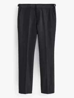 Best Joules Slim Fit Tuxedo Suit Trousers Black