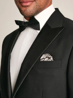 Discount Joules Slim Fit Tuxedo Suit Jacket Black