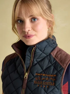 Online Joules Blair Braemar Diamond Quilted Gilet Navy