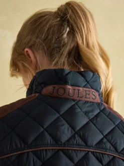 Online Joules Blair Braemar Diamond Quilted Gilet Navy