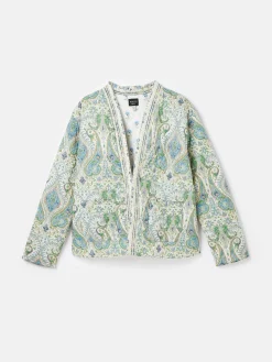 Joules Blakeney Relaxed Fit Cotton Quilted Jacket Paisley
