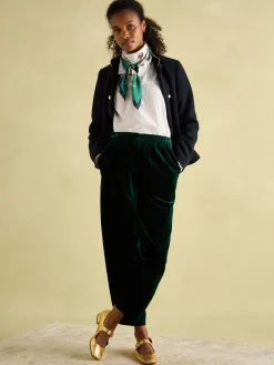 Online Joules Bloomfield Silk Square Scarf Cream