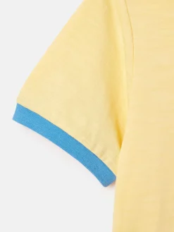 Clearance Joules Boys' Archie Yellow Crocodile Artwork T-Shirt YellowCrocodile