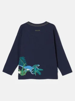 Online Joules Boys' Jack Navy Blue Artwork Top NavyBlue