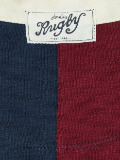 Sale Joules Boys' Kick Off Grandad Collar Rugby Shirt Multi