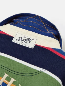 Joules Boys' Tournament Multi Stripe Rugby Shirt MultiStripe