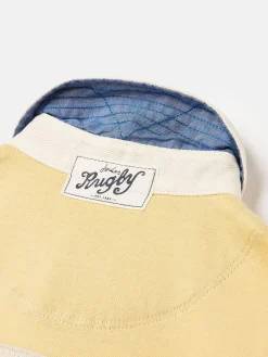 Joules Boys' Tournament Rugby Jersey Polo Shirt Yellow