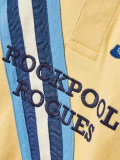 Joules Boys' Tournament Rugby Jersey Polo Shirt Yellow