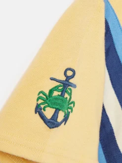 Joules Boys' Tournament Rugby Jersey Polo Shirt Yellow