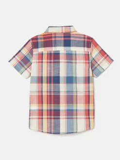 Clearance Joules Boys' Wilson Cotton Check Shirt Multi