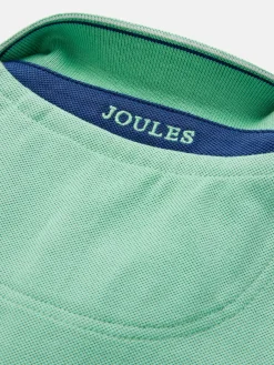 Discount Joules Boys' Woody Pique Cotton Polo Shirt Green