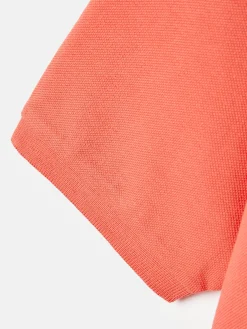 Sale Joules Boys' Woody Pique Cotton Polo Shirt Orange