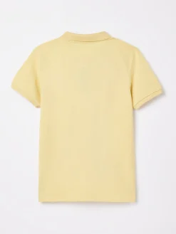 Outlet Joules Boys' Woody Pique Cotton Polo Shirt Yellow