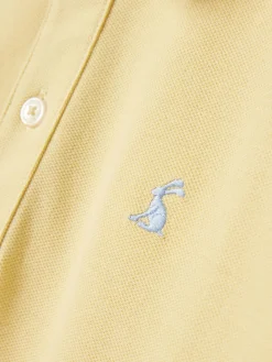 Outlet Joules Boys' Woody Pique Cotton Polo Shirt Yellow